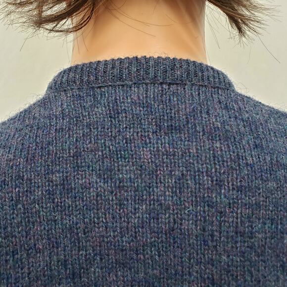 Vintage Robert Bruce Union Made in USA V-neck Sweater Wool Blend M/L - Picture 8 of 11